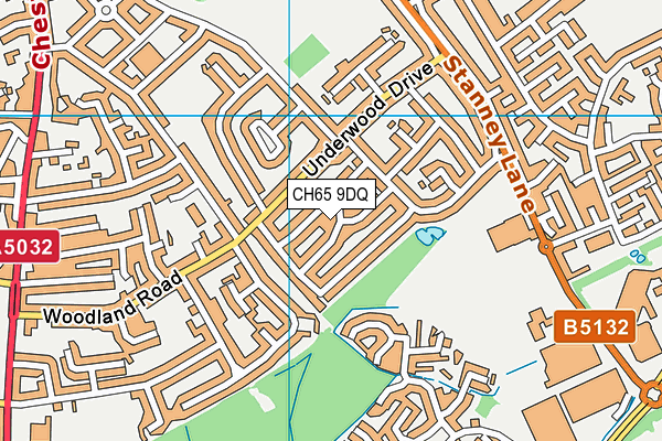 CH65 9DQ map - OS VectorMap District (Ordnance Survey)