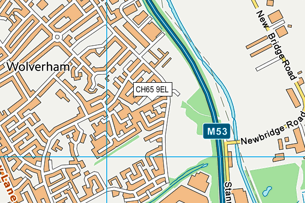 CH65 9EL map - OS VectorMap District (Ordnance Survey)