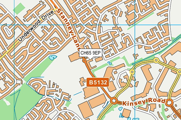 CH65 9EP map - OS VectorMap District (Ordnance Survey)