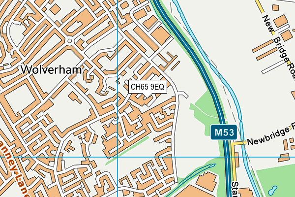 CH65 9EQ map - OS VectorMap District (Ordnance Survey)