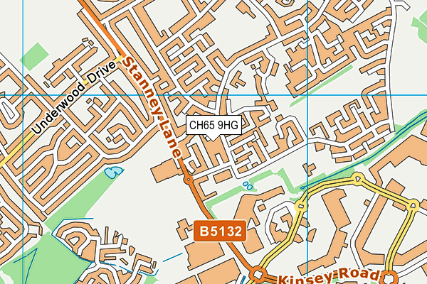 CH65 9HG map - OS VectorMap District (Ordnance Survey)