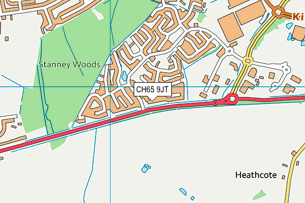 CH65 9JT map - OS VectorMap District (Ordnance Survey)