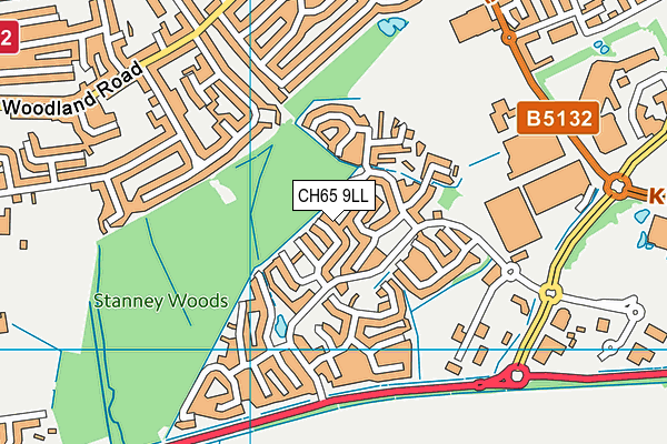 CH65 9LL map - OS VectorMap District (Ordnance Survey)