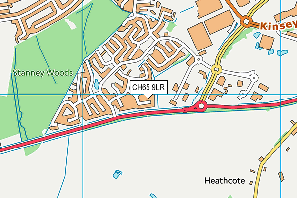 CH65 9LR map - OS VectorMap District (Ordnance Survey)