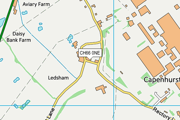 CH66 0NE map - OS VectorMap District (Ordnance Survey)