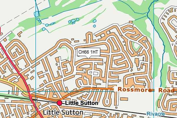 CH66 1HT map - OS VectorMap District (Ordnance Survey)