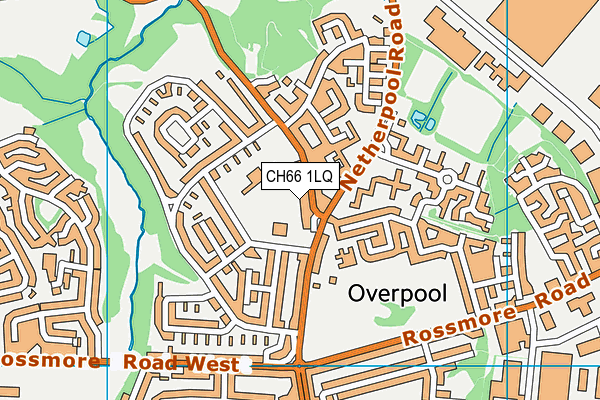 CH66 1LQ map - OS VectorMap District (Ordnance Survey)