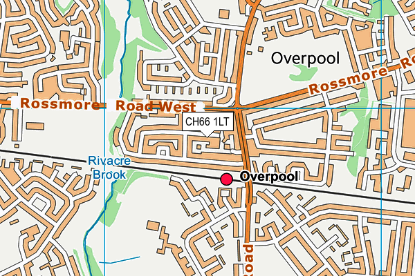 CH66 1LT map - OS VectorMap District (Ordnance Survey)