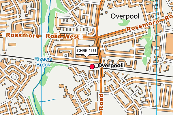 CH66 1LU map - OS VectorMap District (Ordnance Survey)