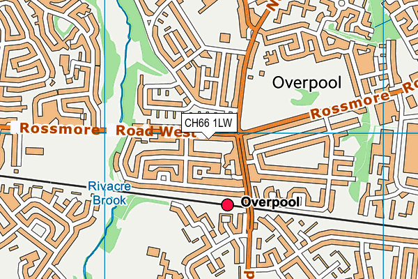 CH66 1LW map - OS VectorMap District (Ordnance Survey)