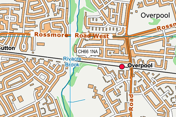 CH66 1NA map - OS VectorMap District (Ordnance Survey)