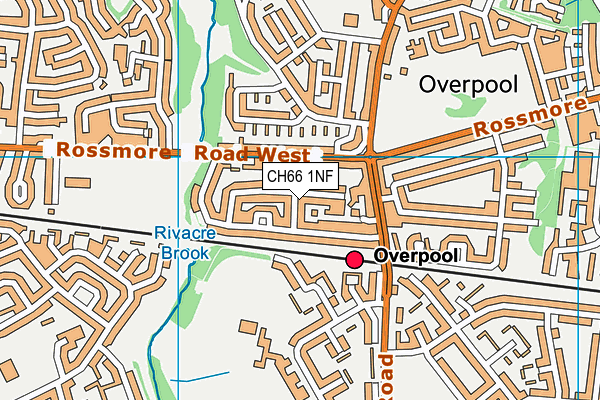 CH66 1NF map - OS VectorMap District (Ordnance Survey)