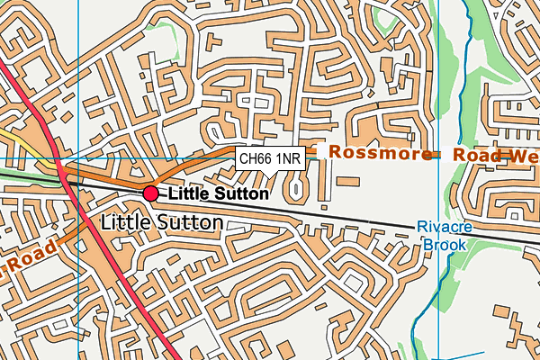 CH66 1NR map - OS VectorMap District (Ordnance Survey)