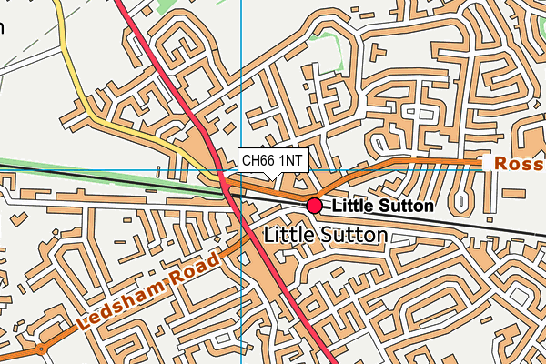 CH66 1NT map - OS VectorMap District (Ordnance Survey)