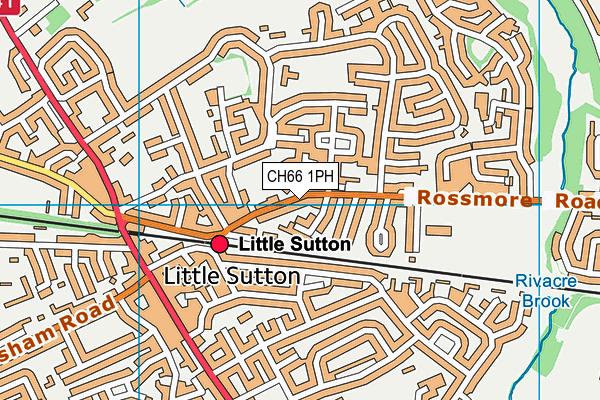 CH66 1PH map - OS VectorMap District (Ordnance Survey)