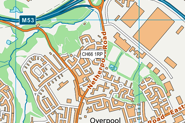 CH66 1RP map - OS VectorMap District (Ordnance Survey)