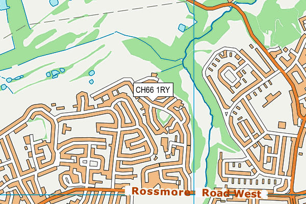 CH66 1RY map - OS VectorMap District (Ordnance Survey)