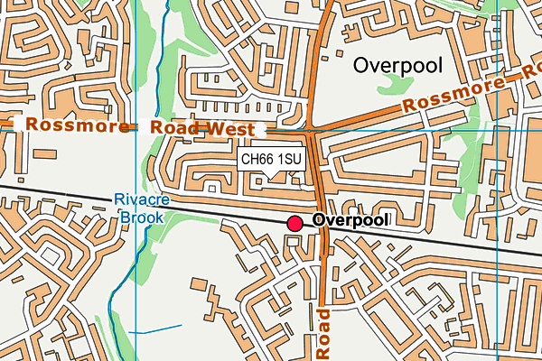 CH66 1SU map - OS VectorMap District (Ordnance Survey)