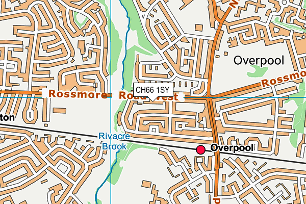 Seymour Drive map (CH66 1SY) - OS VectorMap District (Ordnance Survey)