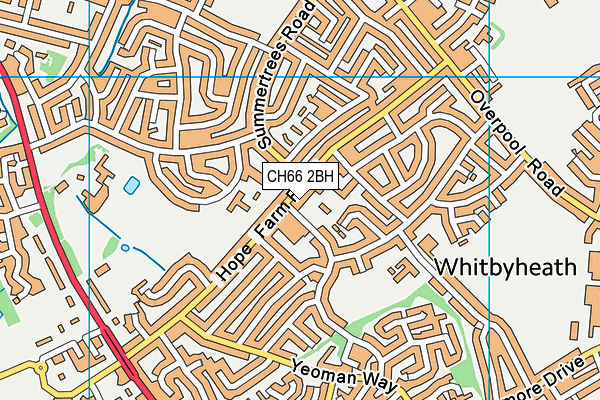 CH66 2BH map - OS VectorMap District (Ordnance Survey)