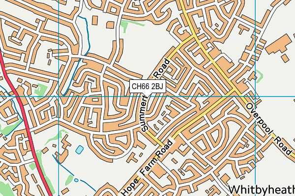 CH66 2BJ map - OS VectorMap District (Ordnance Survey)