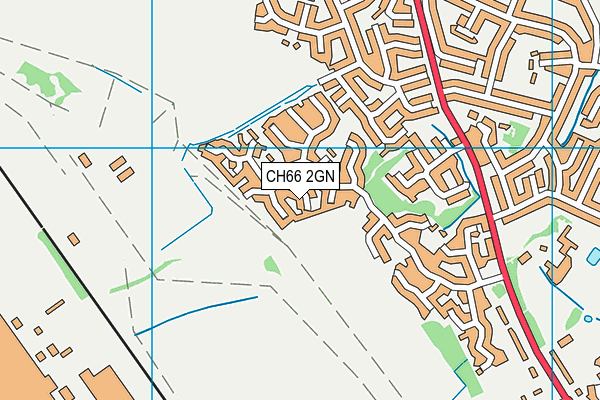 CH66 2GN map - OS VectorMap District (Ordnance Survey)