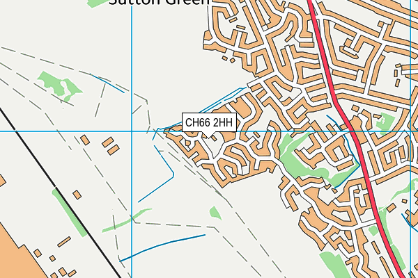 CH66 2HH map - OS VectorMap District (Ordnance Survey)