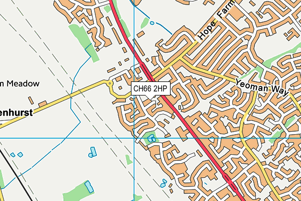 CH66 2HP map - OS VectorMap District (Ordnance Survey)