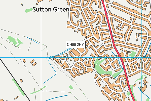 CH66 2HY map - OS VectorMap District (Ordnance Survey)