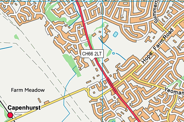 CH66 2LT map - OS VectorMap District (Ordnance Survey)