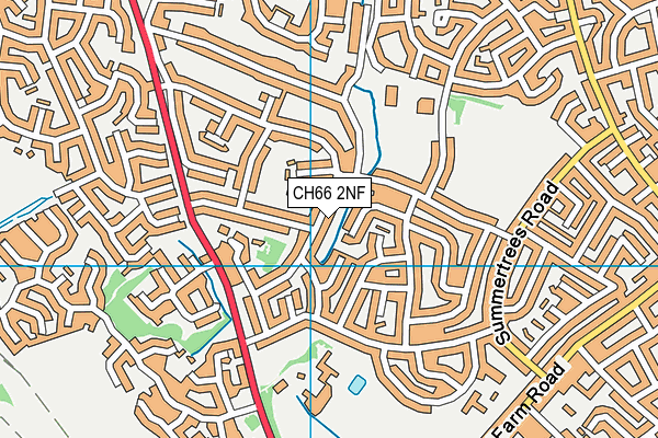 CH66 2NF map - OS VectorMap District (Ordnance Survey)