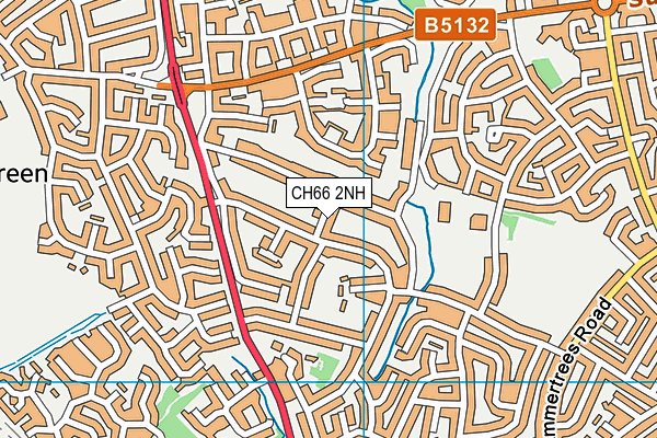 CH66 2NH map - OS VectorMap District (Ordnance Survey)