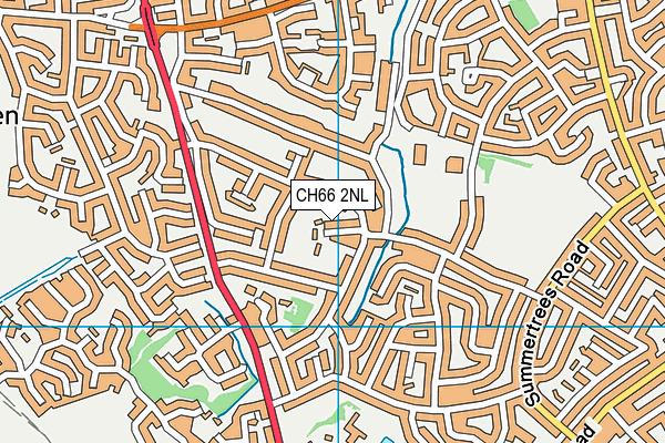 CH66 2NL map - OS VectorMap District (Ordnance Survey)