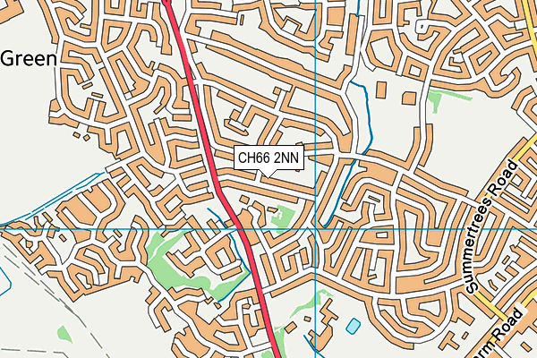 CH66 2NN map - OS VectorMap District (Ordnance Survey)