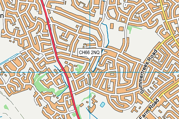 CH66 2NQ map - OS VectorMap District (Ordnance Survey)