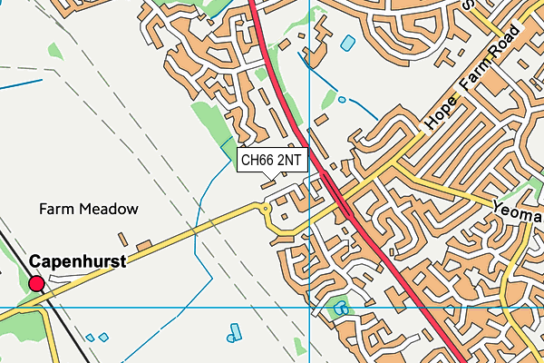 CH66 2NT map - OS VectorMap District (Ordnance Survey)