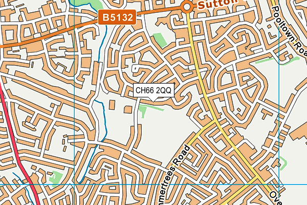 CH66 2QQ map - OS VectorMap District (Ordnance Survey)