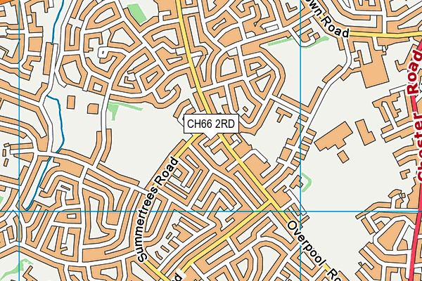 CH66 2RD map - OS VectorMap District (Ordnance Survey)