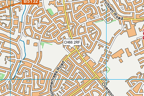 CH66 2RF map - OS VectorMap District (Ordnance Survey)