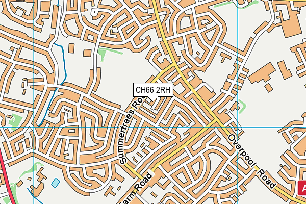 CH66 2RH map - OS VectorMap District (Ordnance Survey)