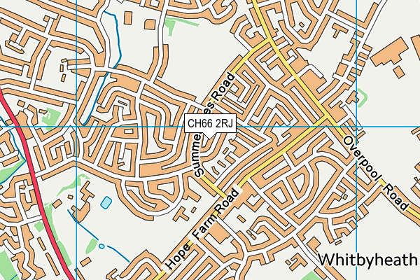 CH66 2RJ map - OS VectorMap District (Ordnance Survey)