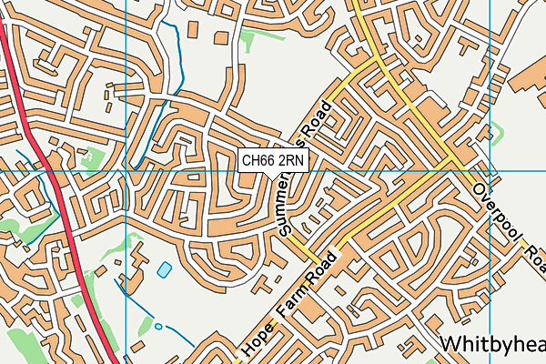 CH66 2RN map - OS VectorMap District (Ordnance Survey)