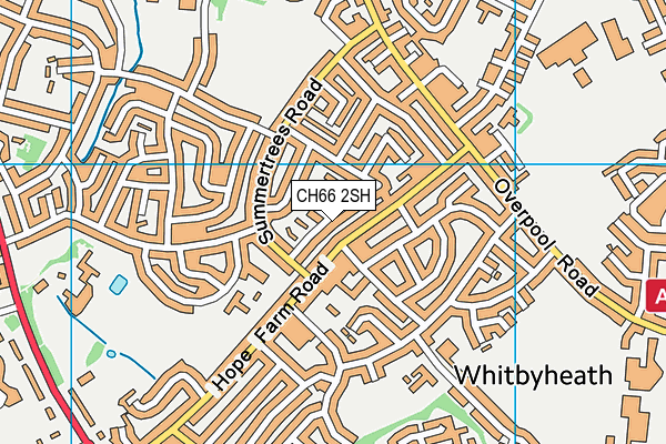 CH66 2SH map - OS VectorMap District (Ordnance Survey)