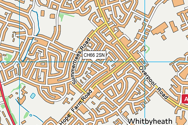 CH66 2SN map - OS VectorMap District (Ordnance Survey)