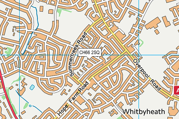 CH66 2SQ map - OS VectorMap District (Ordnance Survey)