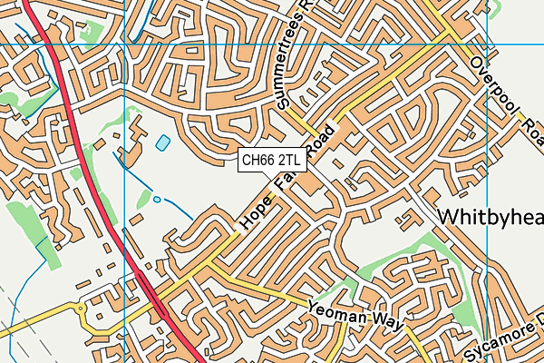 CH66 2TL map - OS VectorMap District (Ordnance Survey)