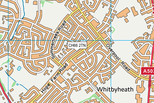 CH66 2TN map - OS VectorMap District (Ordnance Survey)