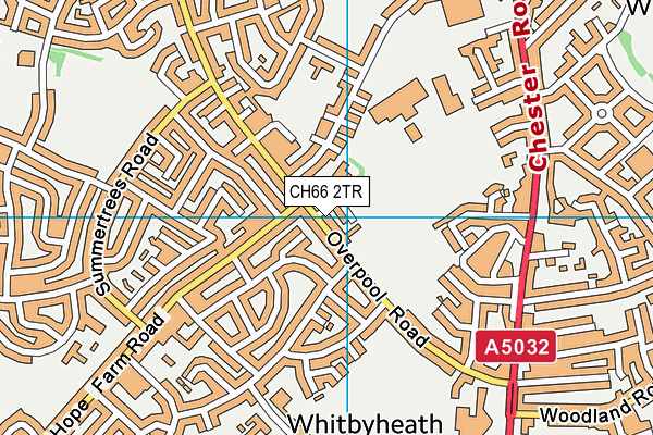 CH66 2TR map - OS VectorMap District (Ordnance Survey)