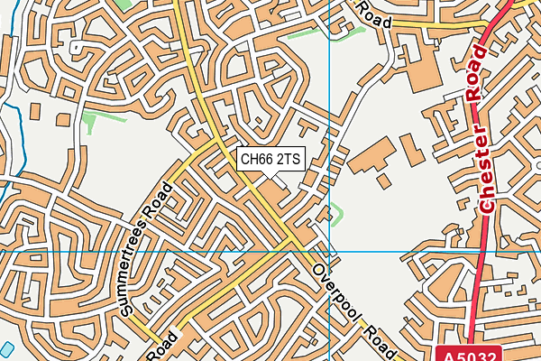 CH66 2TS map - OS VectorMap District (Ordnance Survey)