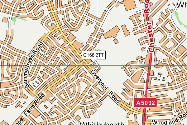 CH66 2TT map - OS VectorMap District (Ordnance Survey)